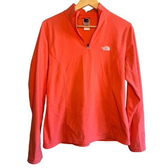 The North Face Women’s TKA 100 Fleece Pullover – Peach, Size Large - Picture 1 of 5